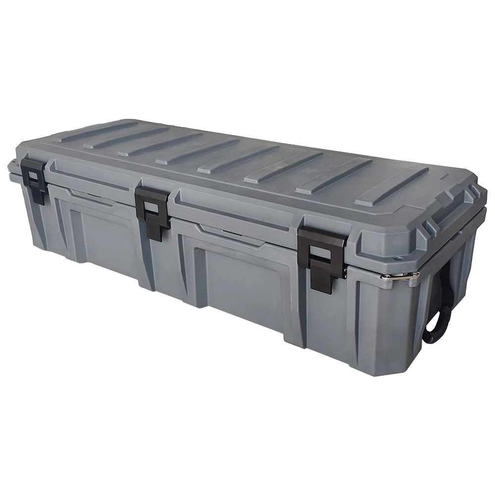 プラスチック製ツールボックス,110l,スナップ付き,カールーフ,キャンプ用ツール