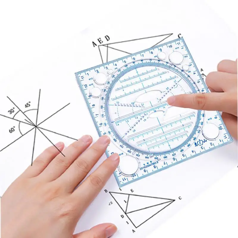 

Drawing Templates Rulers Mathematics Drawing Ruler Geometric Drawing Template With Accurate Scale Clear Rulers Measuring