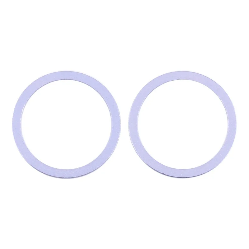 

2 PCS Rear Camera Glass Lens Metal Protector Hoop Ring for iPhone 12