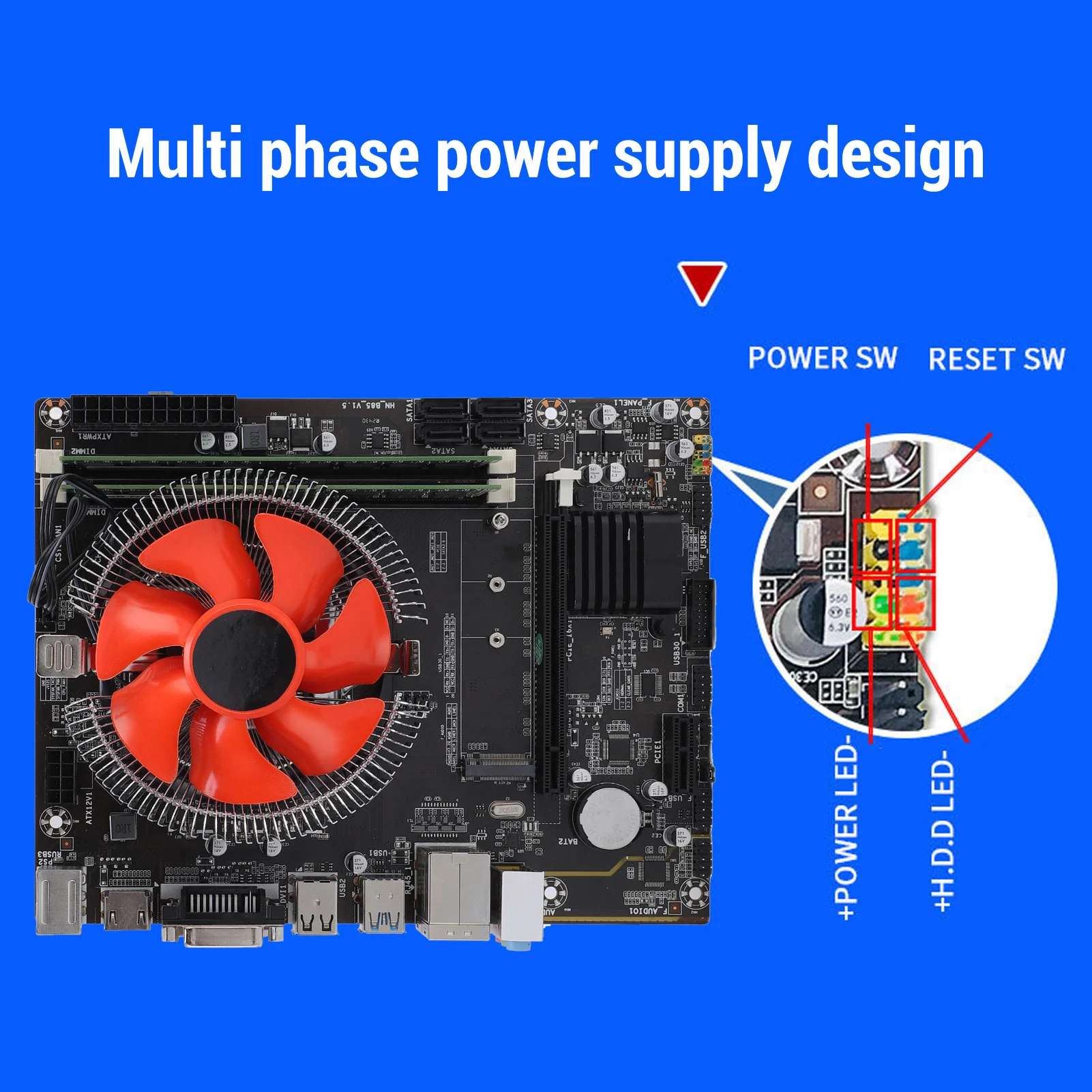 

Материнская плата настольного компьютера, память 8 ГБ DDR3, слот PCI E 16X для процессора I7 4770, материнская плата M.2, многофазное питание для замены
