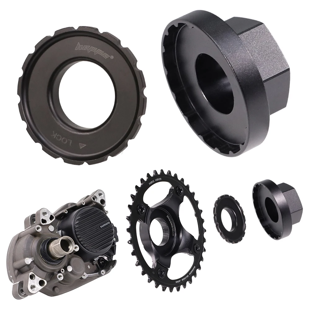 HEPPE E-Bike Motor-Sicherungsring Montage- und Demontagewerkzeug für Shimano E6100 E7000 E8000 E8050 EP8 Motor – Detail 25