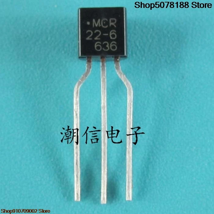 10 шт. MCR22-6 TO-92 400 В 1,5 А