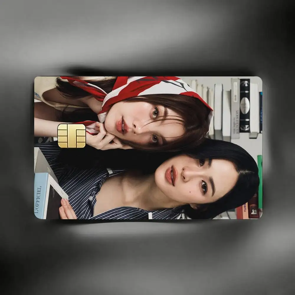 Actress L-Lingling Kwong LingOrm Credit Card Skin Stickers For VISA Bank Bus Metro Access Card Protective Film Cover Sticker