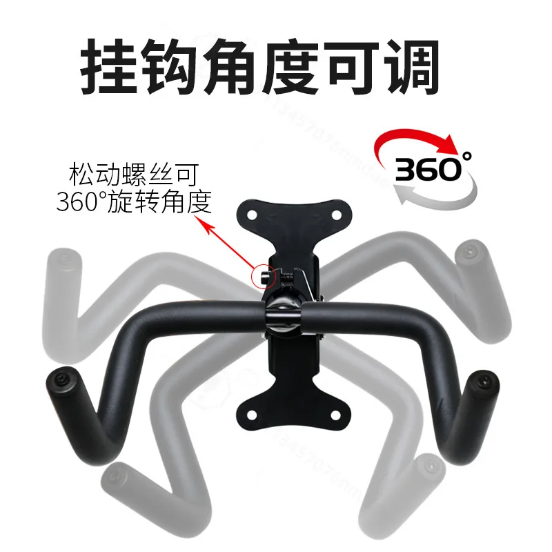 Bike Wall Mount For Road Mountain Bike Space Saving Rack Wall Hook Foldable Adjustable Cycling Rack Bicycle Accessories