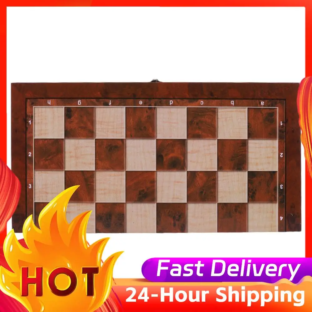 

29x29cm 3 in 1 Chess Chekers Backgammon Developing Strategic Thinking Chess Wooden Set Best Gifts Wood Board Game for Boys Girls