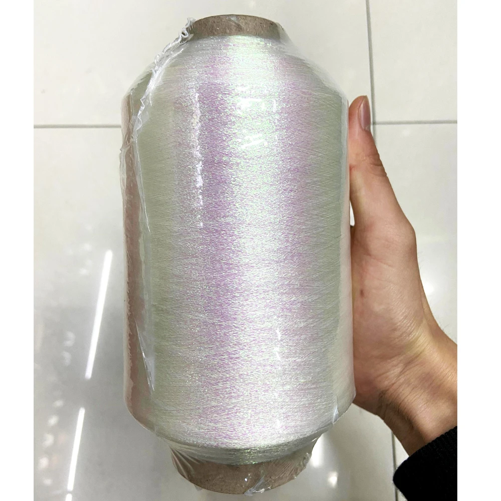 500g Bright Silk Thread Braided Gold and Silver Silk Gold Silk Scarf Wool DIY Cashmere Wiring Wild Glitter Mate