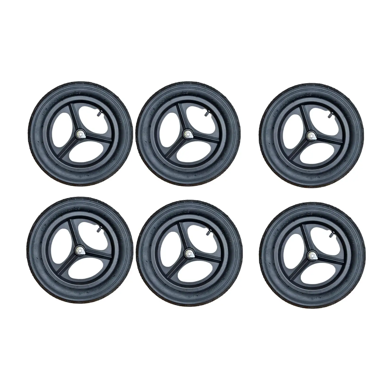 

Balance Bike Replacement Wheel Strong Load Bearing Metal Rim Air Tire