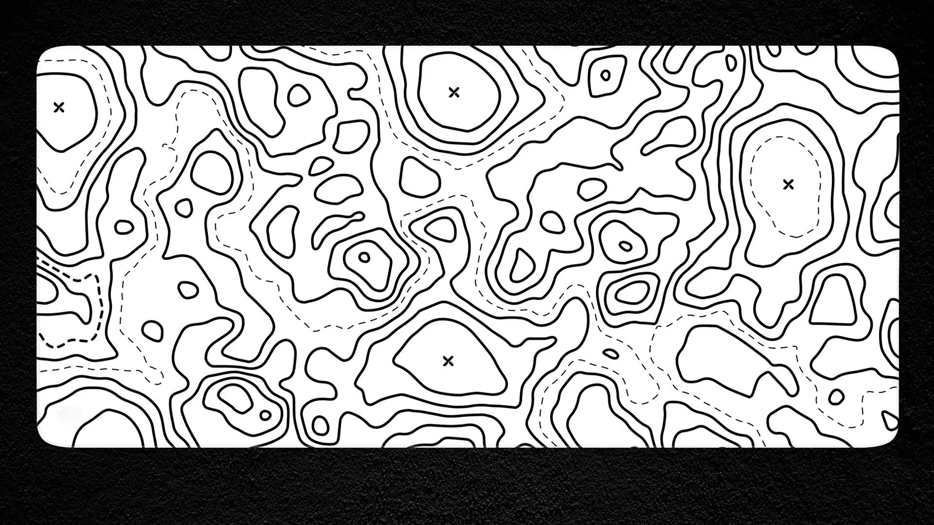 

White Textured Desk Mat, Artistic Aesthetic Office Decoration, Gift for Minimalist Style Enthusiasts, Gaming Mouse Pad XXL