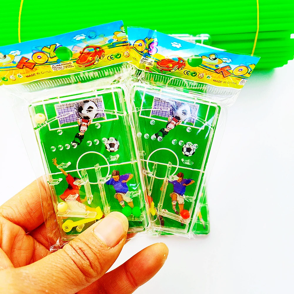 20PCS Soccer Table Football Maze Game For Kids Early Educational Toy Football Theme Birthday Party Decor Girls Boys Favors Gifts