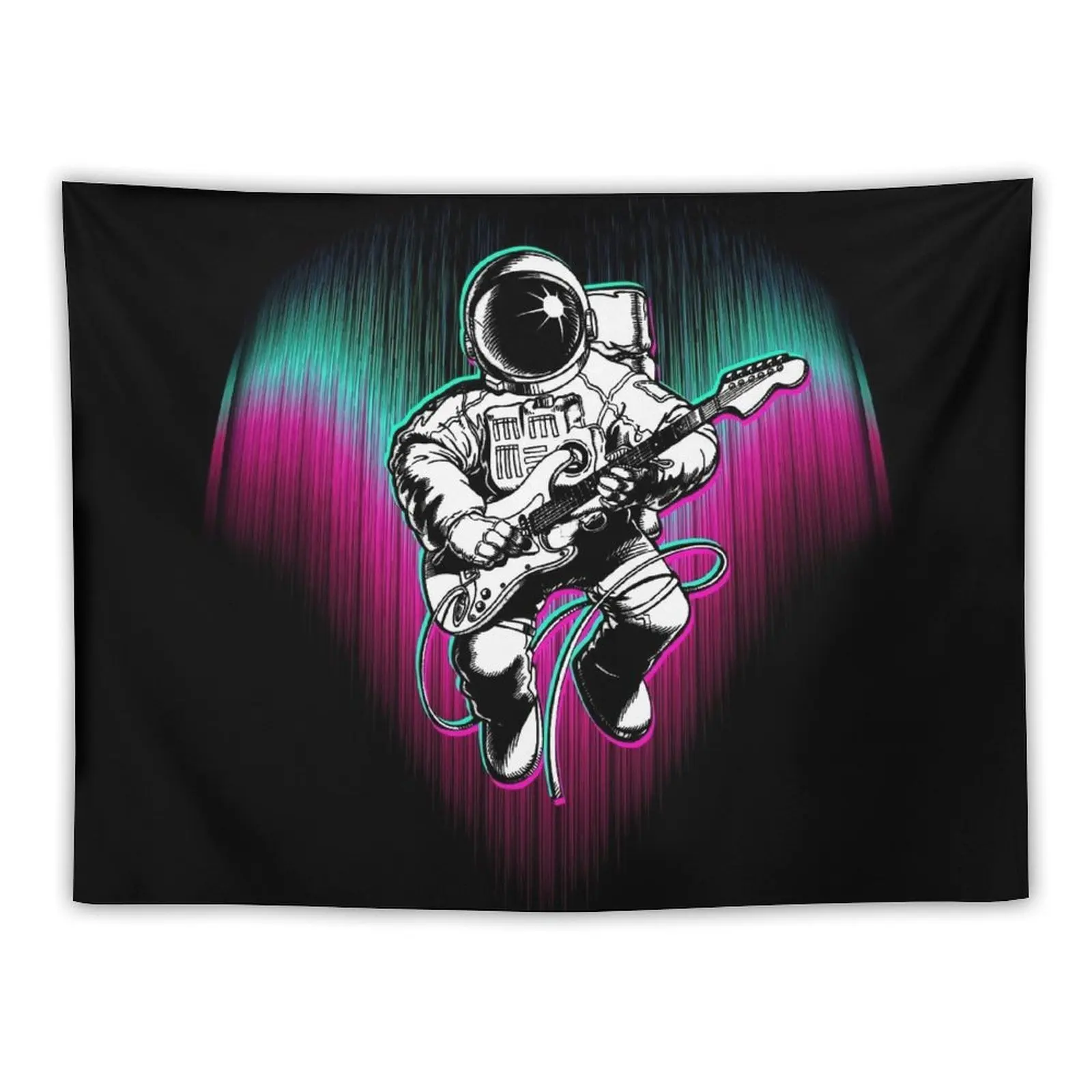 

Astronaut Guitar Tapestry Wall Decoration Wallpaper Wall Decoration Items Things To Decorate The Room Tapestry