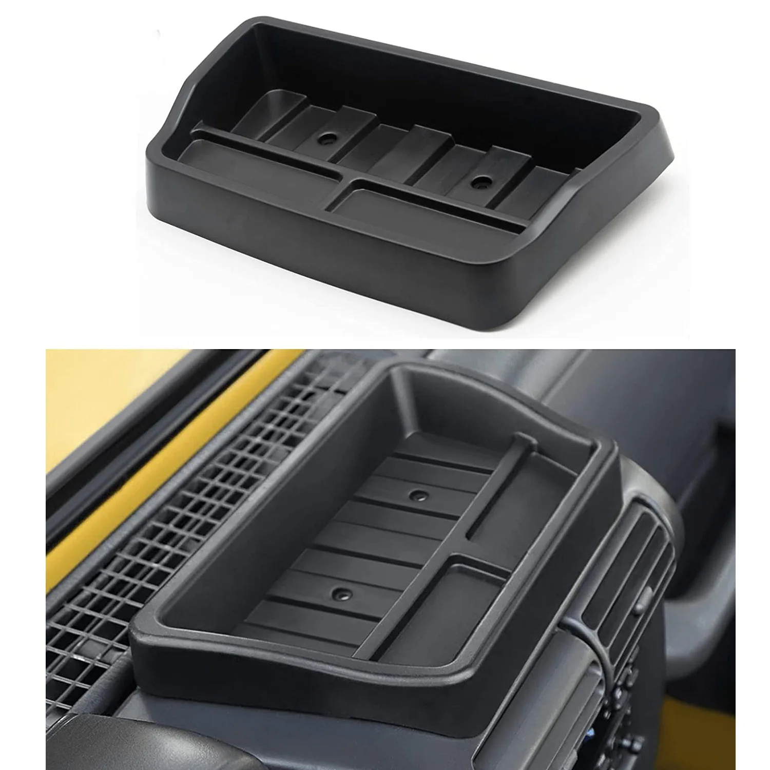 

Dashboard Organizer Box Phone Sunglass Storage Tray for Jeep Wrangler TJ 1997-2006 Interior Center Console Container