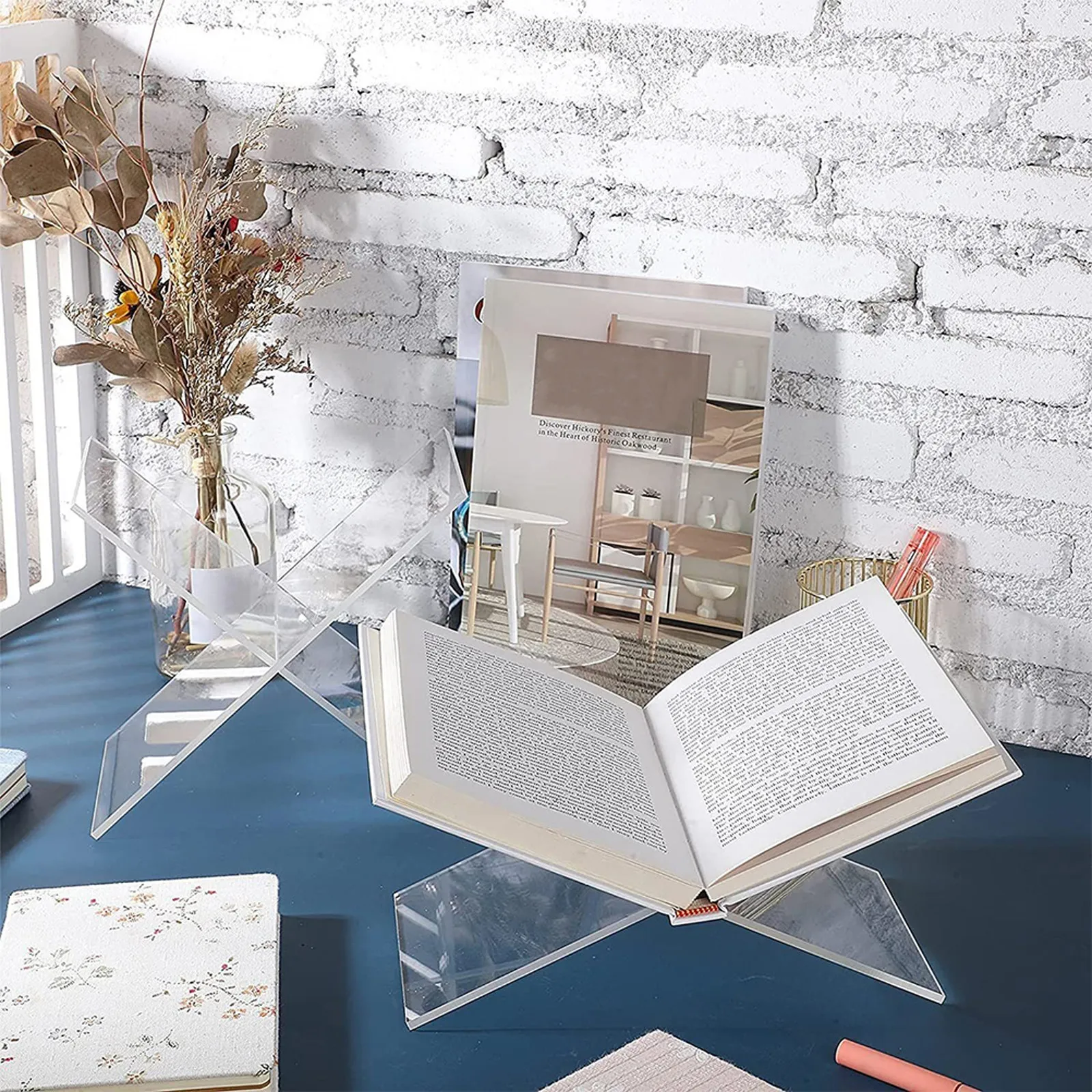 ergonomic-book-stand-reading-holder-simple-elegant-design-for-desk-study-cooking-multipurpose-book-storage-display-rack