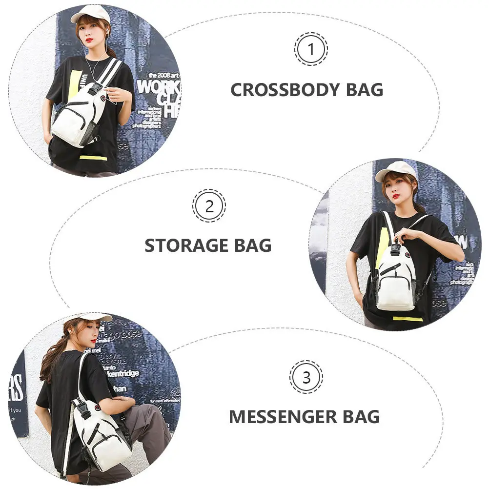 

1Pcs Multifunctional Canvas Backpack Casual Storage Bag Crossbody Messenger Shoulder Bag Travel Beach Camping Daily Use