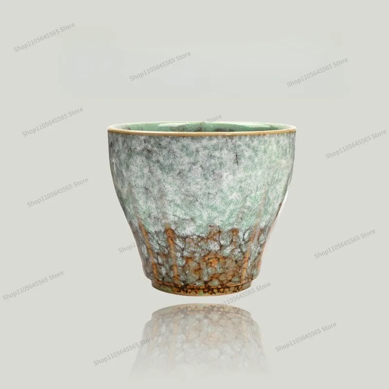 For Ceramic Coffee Cup 200ml Retro Color Style Home Office Handheld Water Cup