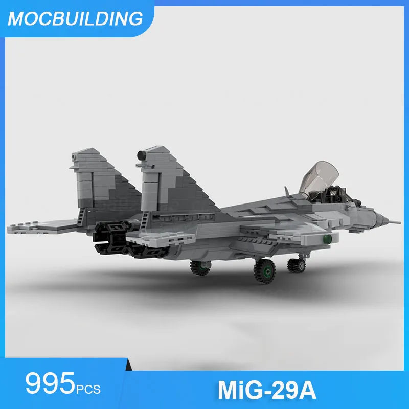 MOC Building Blocks SU-35 & MiG-29A Aircraft & Soviet-russian Weapons Pack Military DIY Assemble Bricks Educational Toys Gifts