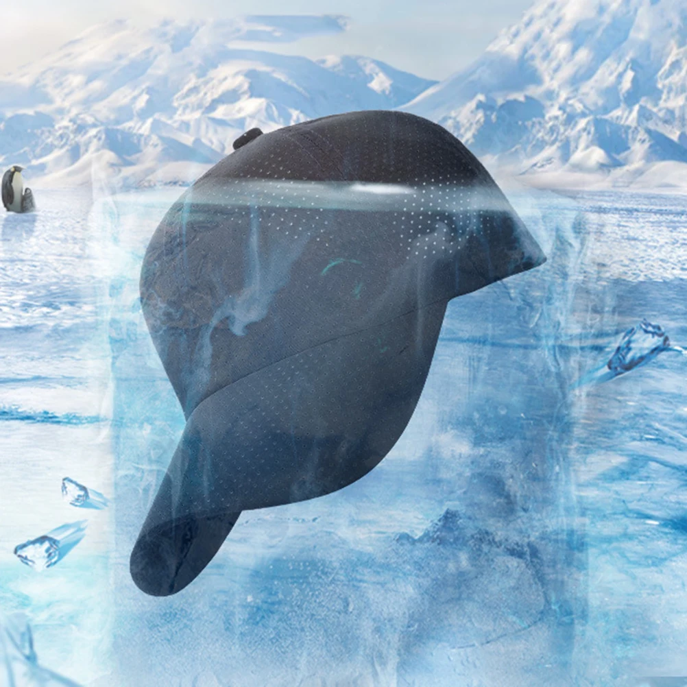 

Comfortable Durable Men Baseball Cap Sun Protection Black Adjustable Back Strap Stylish Gift for Outdoor Activities