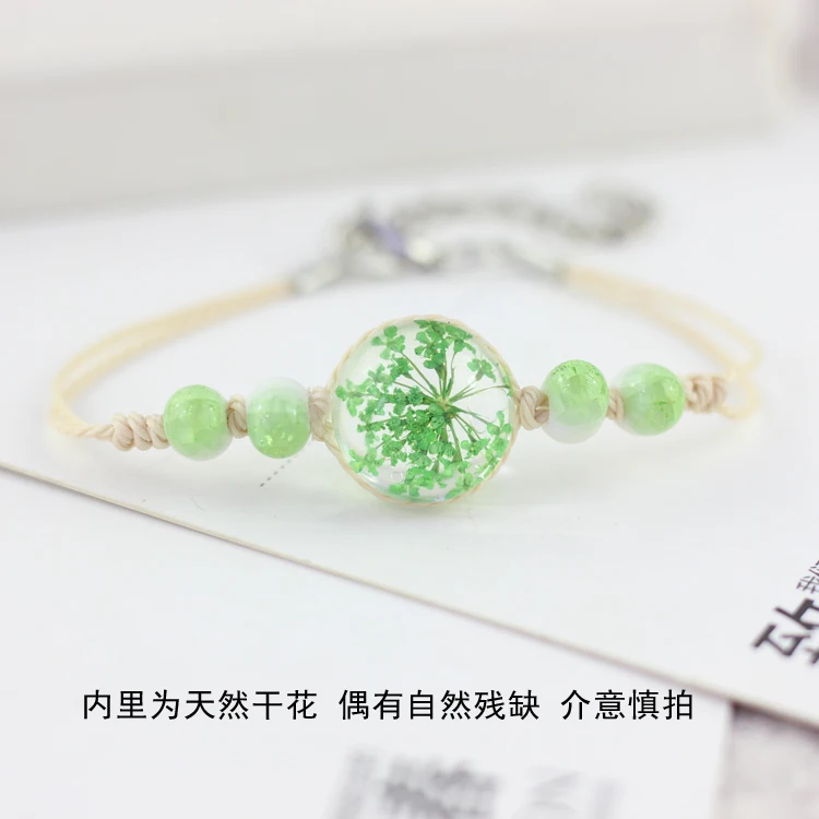 DIY Bohemia glass Charm Bracelets for women Wholesale drop shipping Gift wrap bracelets&Bangles #1033