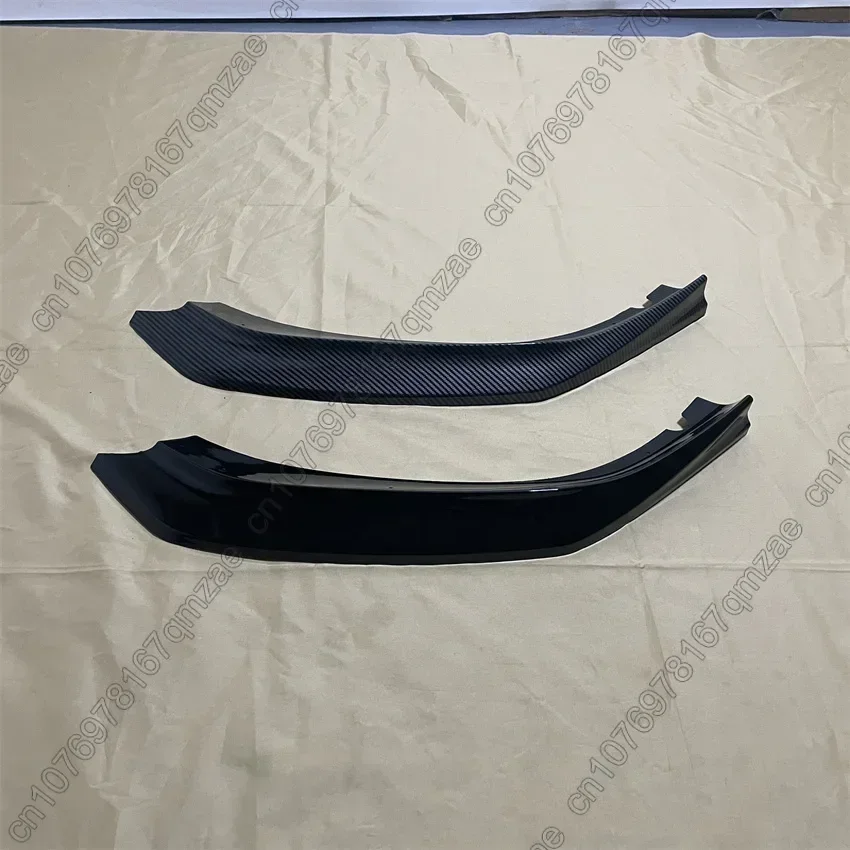 BMW 5 G30 G31 525i 530i 530d 540i M 2017-2020 자동차 앞 범퍼 립 턱 보호대 디퓨저 커버 디플렉터 바디 키트 글로스 블랙 썸네일 5
