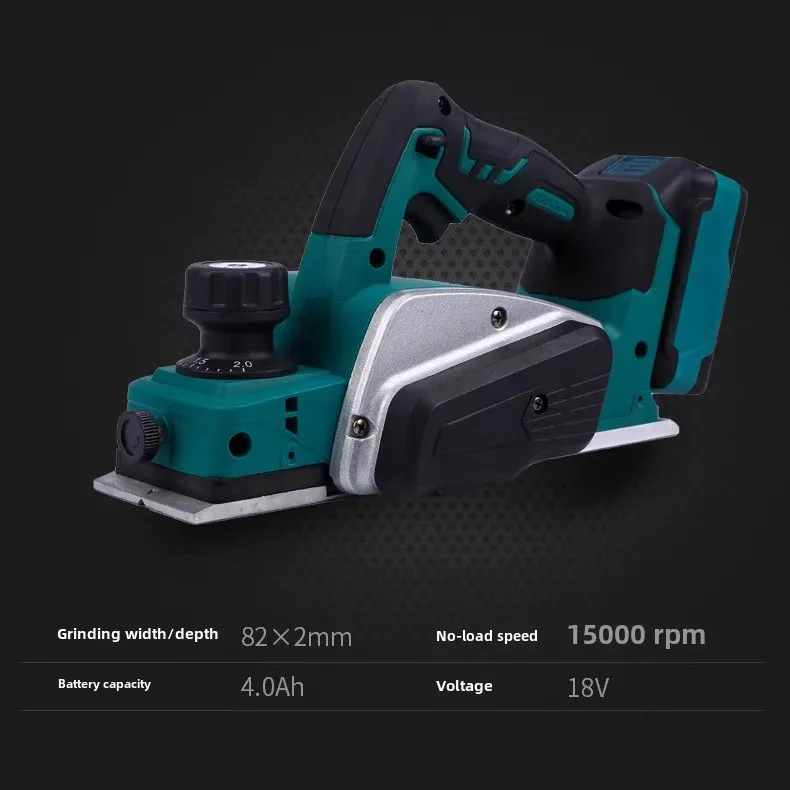 Cordless Electric Hand Planer Home DIY Furniture Cutting Tool Router Trimmer Power Planer For Woodworking Fit Makita 18V Battery