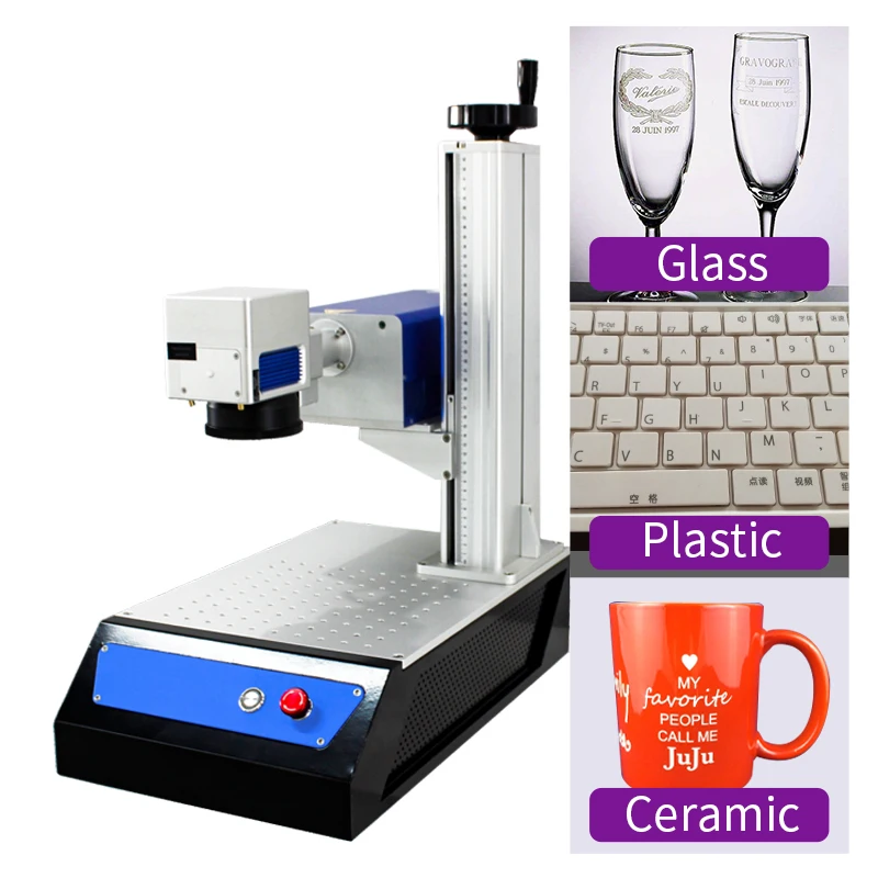Zixu small delicate metal engraving desktop air-cooled UV machine easy operation EZCAD control glass plastic micro-hole marking