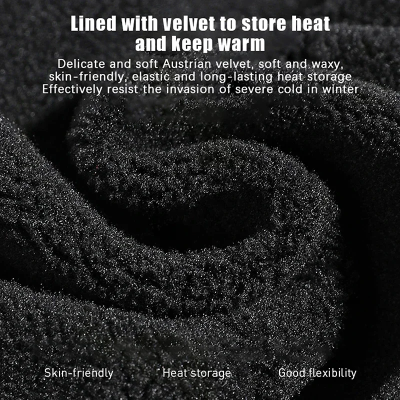 في الهواء الطلق دراجة نارية ركوب الدراجات غطاء رأس التجمد الشتاء التزلج نصف الوجه حماية قناع الأذن الدافئ الصوف يندبروف قناع الوجه #4