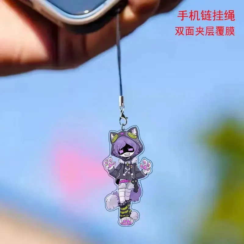 Murder Drones Anime KeyChain women key chain for men key ring acrylic car keyring party Pendant Japan