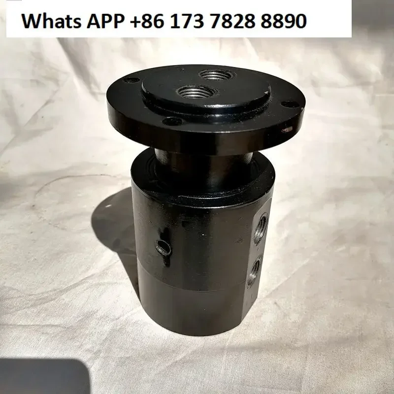 Inch thread 3/8 hydraulic 2-way rotary joint, metric thread M18 hydraulic 2-way rotary joint