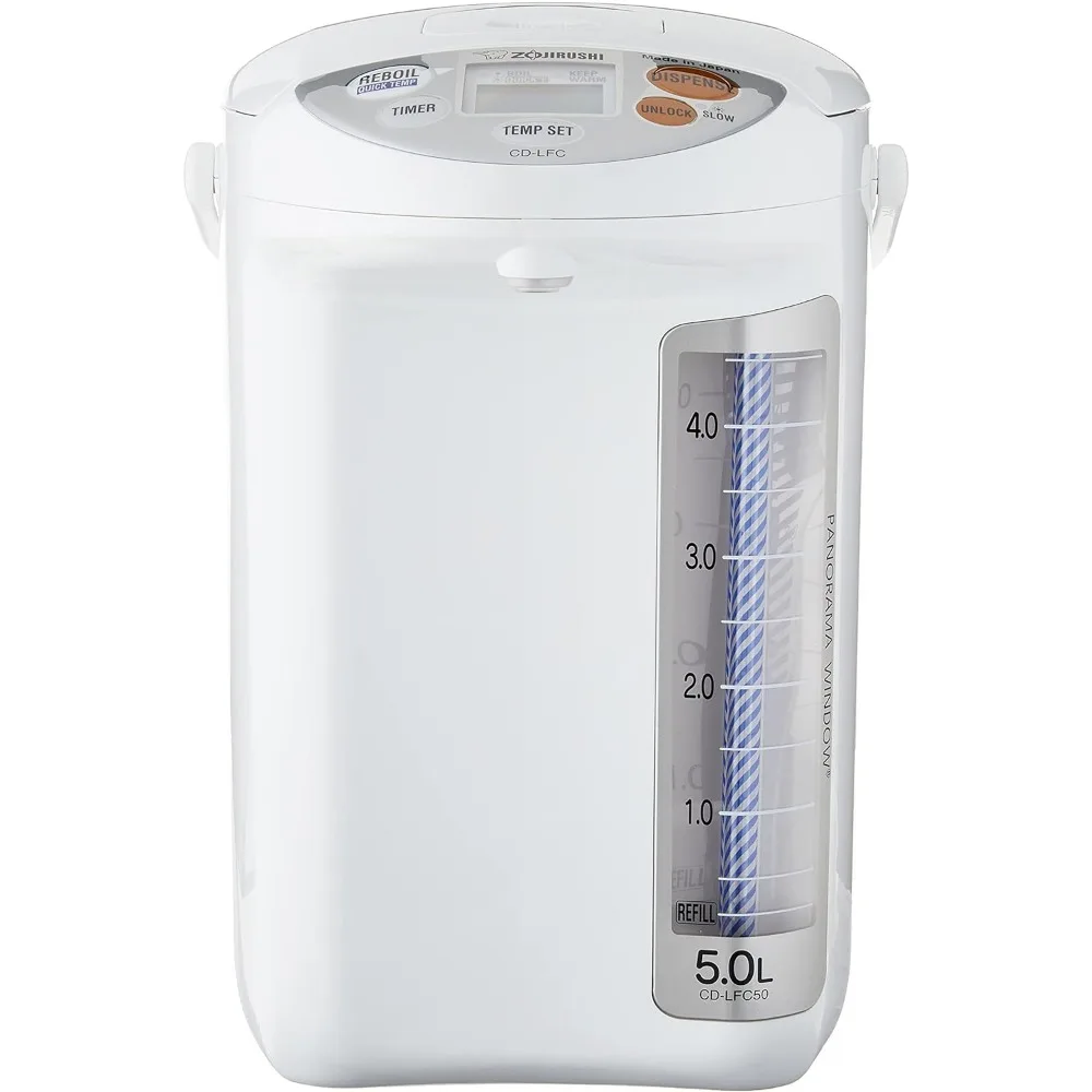 CD-LFC40 Panorama Window Micom Water Boiler and Warmer, 135 oz/4.0 L, White