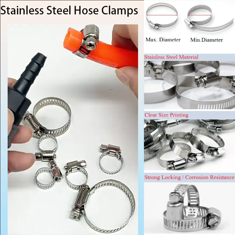 1-шт-диаметр-8-мм-~-120-мм-хомуты-для-шлангов-из-нержавеющей-стали-регулируемые-трехступенчатые-червячные-топливные-трубки-водопроводные-трубы-фиксированный-зажим-пружинные-сжимы