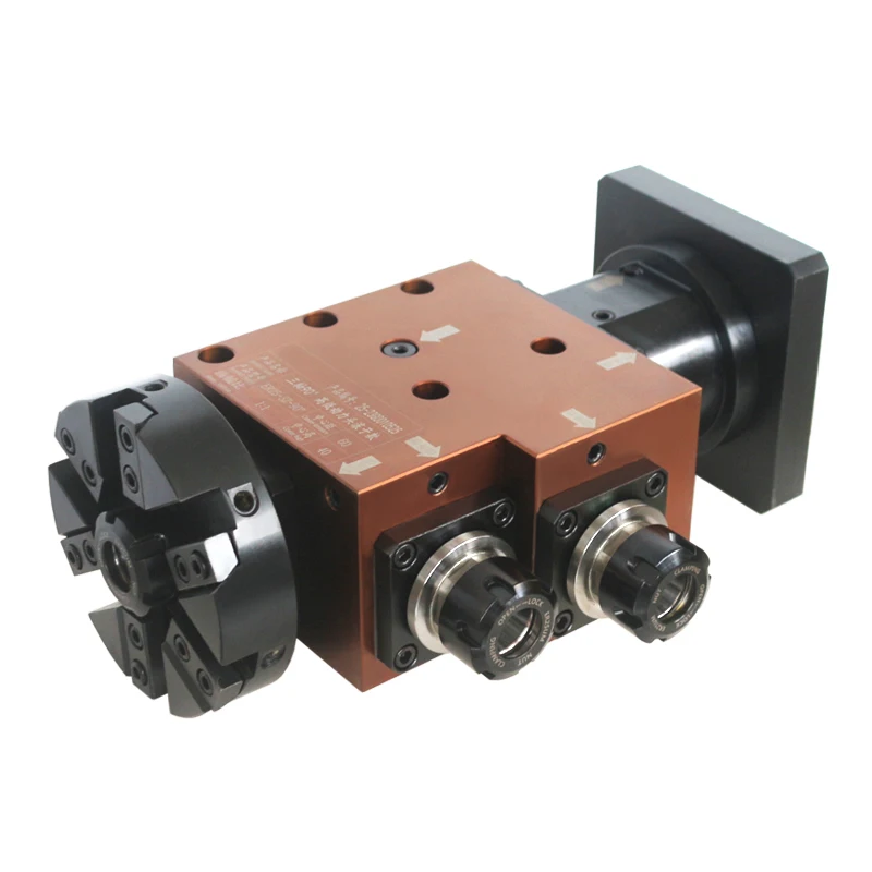 

90 degree right angle power head, three-axis high rigidity, boring, drilling, milling, tapping, chamfering numerical control