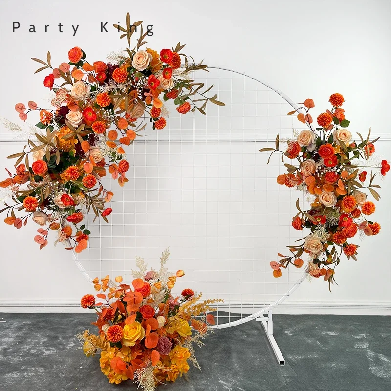 Artificial Flowers Wedding Background Decoration Arch Flower Arrangement Flower Road Row Lead Flower Ball Window Display Props