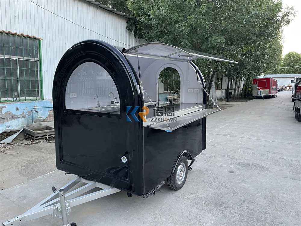 

Food Truck Hot Dog Coffee Cart Custom Fully Kitchen Equipments Concession Snack Pizza Fast Food Truck Trailer For Sale