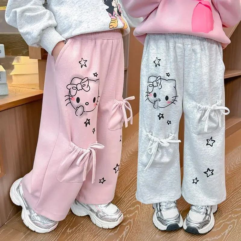 

Children's Casual Pants Casual and Versatile Cartoon Animation Character Kuromi Cute Pants Innovative Comfortable Loose Pants