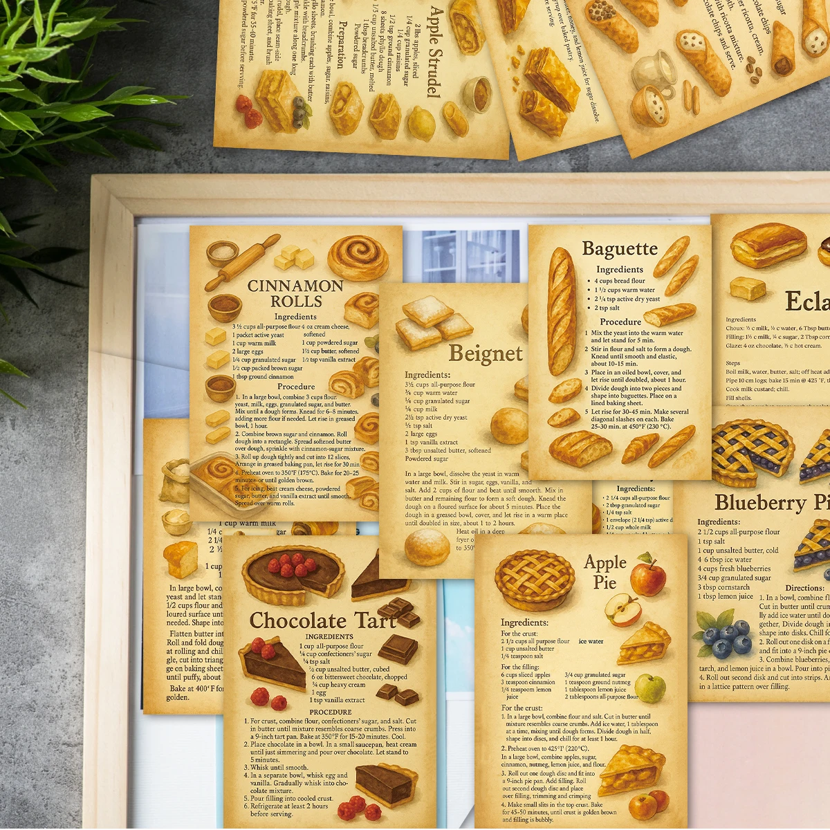 20 adet tatlı tarifi kartları, - Cocktail Recipe Book incelemesi ve fiyatı