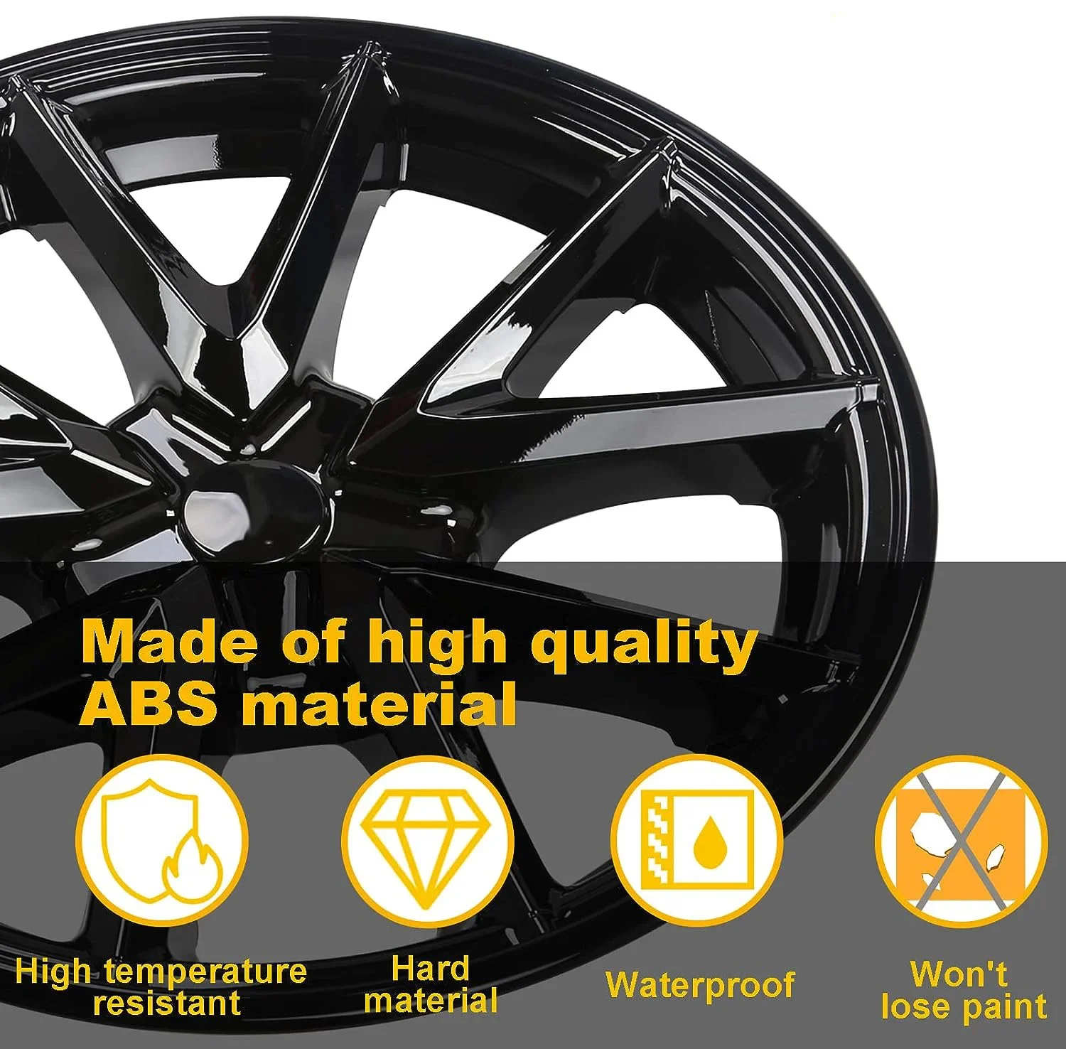 4PCS Wheel Caps For Tesla Model 3 18 Inch Hub Cap Performance Automobile Replacemen HubCap Full Rim Cover 2020-2023 Accessories