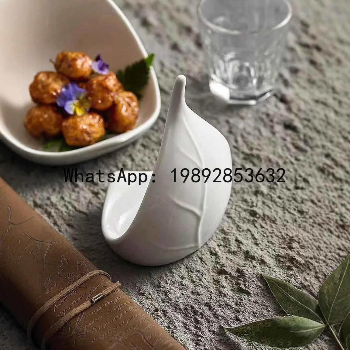 For homeceramic thickened plate restaurant underglaze color hotel high-looking tableware high temperature resistanceclassy sense