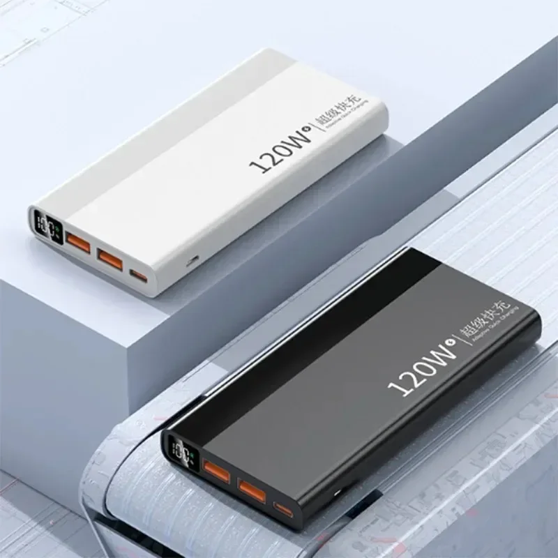 Per Xiaomi-Batterie Externe Portatile Haute Capacité, 50000mAh, 120W, Carica Rapida, Sostituzione per iPhone 14, 15, Huawei, Samsung