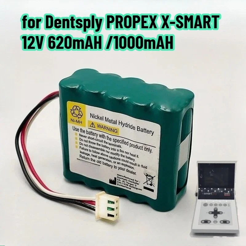 

New Lithium Battery for Dentsply PROPEX X-SMART 12V 620mAH /1000mAH Root Canal Instrument Motor Battery