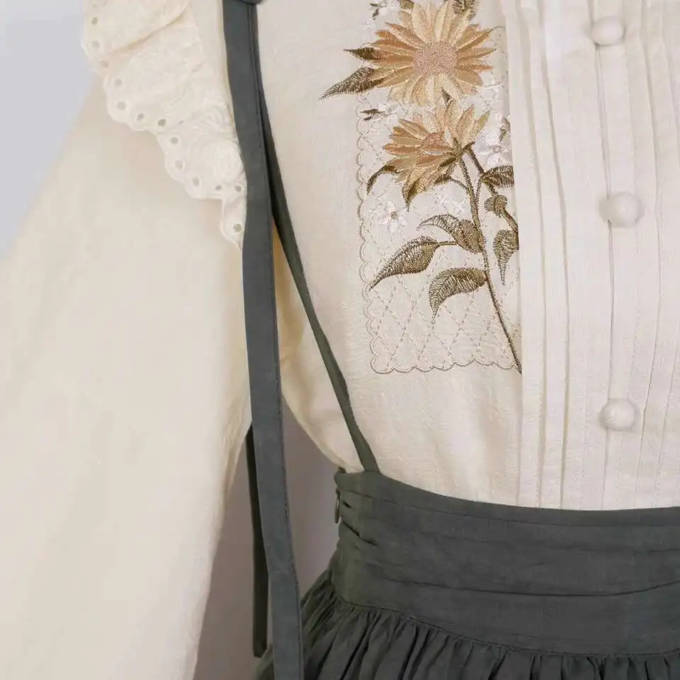New Lolita Princess Dress Western Style Clothes Daily Rural Style Op Academic Atmosphere Han Elements Skirt Tops Cos Cosplay