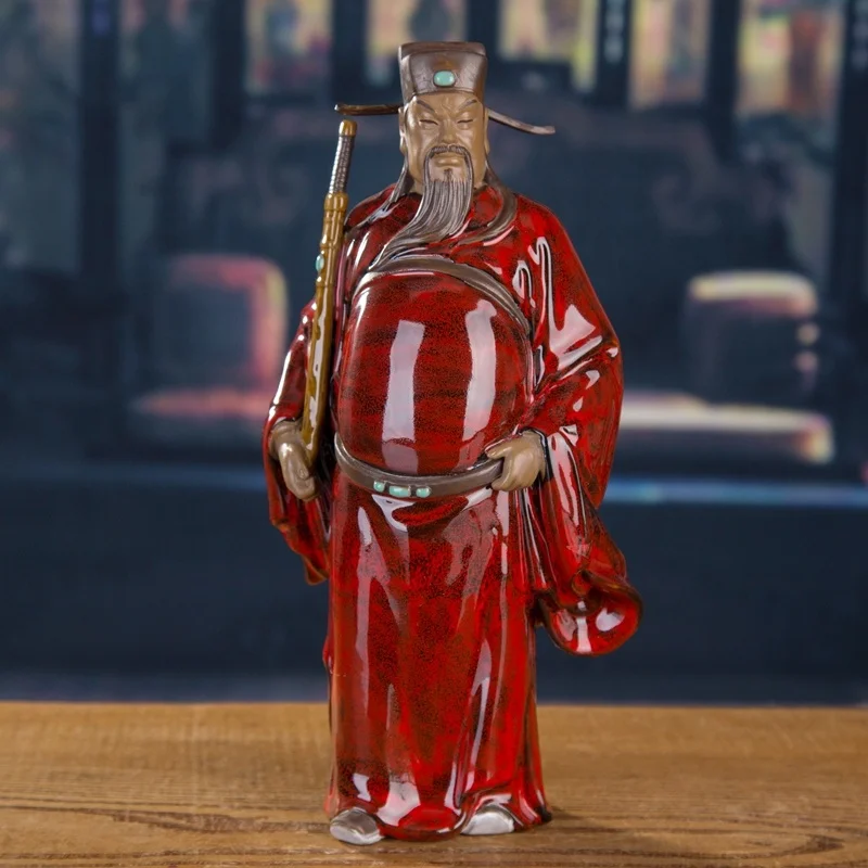 

Китайская классическая керамическая фигура Шивана, скульптура для гостиной, кабинета, стола, украшения Bao Gong Bao Qingtian лидеры, подарок