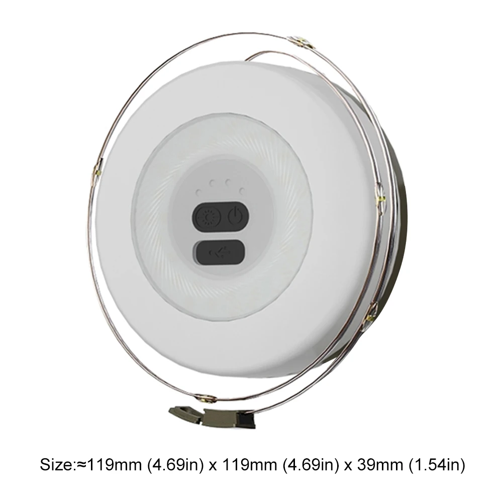 LED التخييم سلسلة أضواء خيمة عرض الطاقة سلسلة أضواء نوع C شحن قابلة للتعليق لخيمة المظلة شرفة حفلة أكشاك حديقة