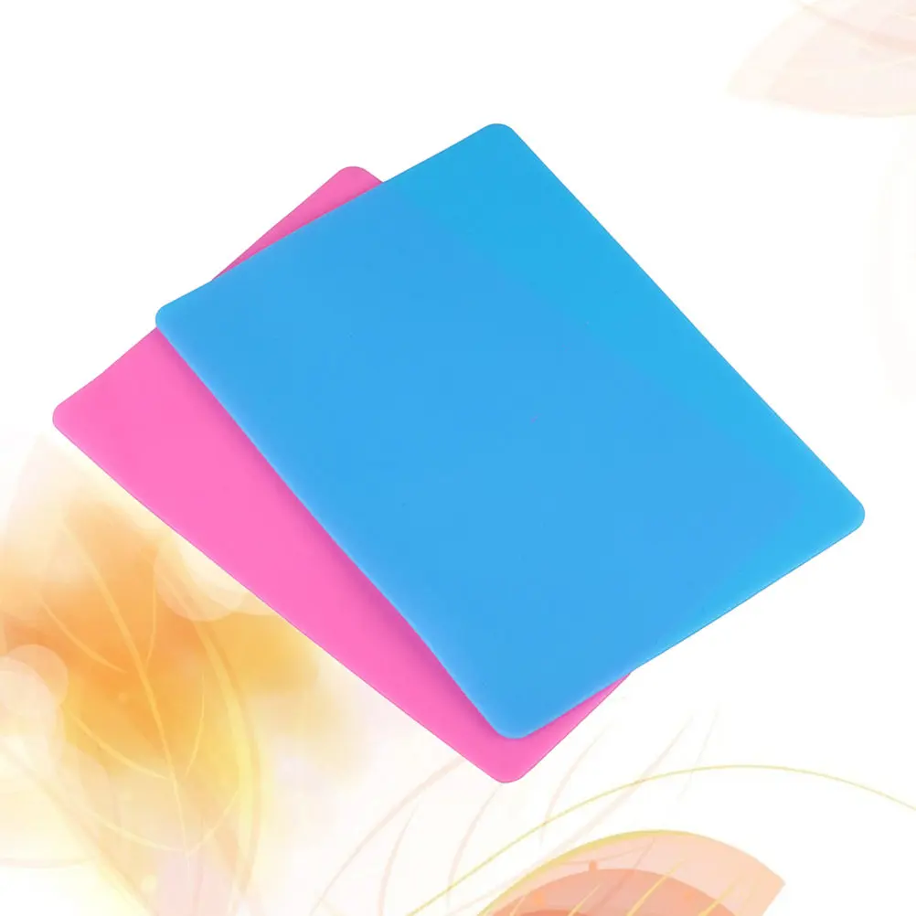 

2pcs Mat Resin Craft Xl Size Pink Blue Countertop Protector Silicone Sheet For Epoxy Jewelry Making Diy Projects Silicone Mat