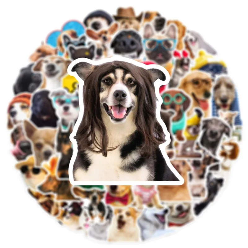 10/30/50PCS Cartoon Life Dog Children\'s PVC Sticker Aesthetic Decoration Scrapbooking Stationery School Supplies for Kids