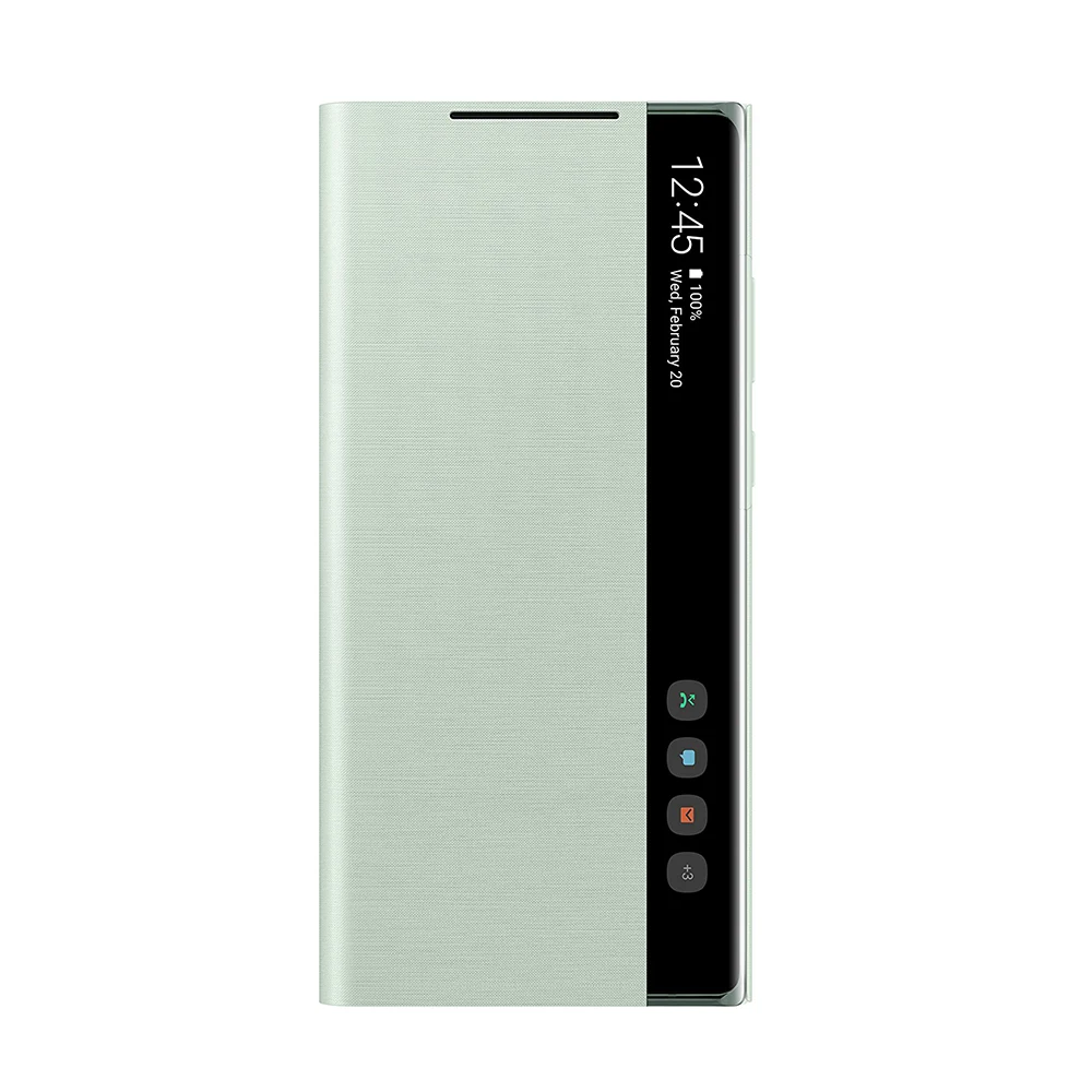 For Samsung Galaxy Note20 5G Smart Clear View Cover Clamshell Smart Sleep Case Protective Case