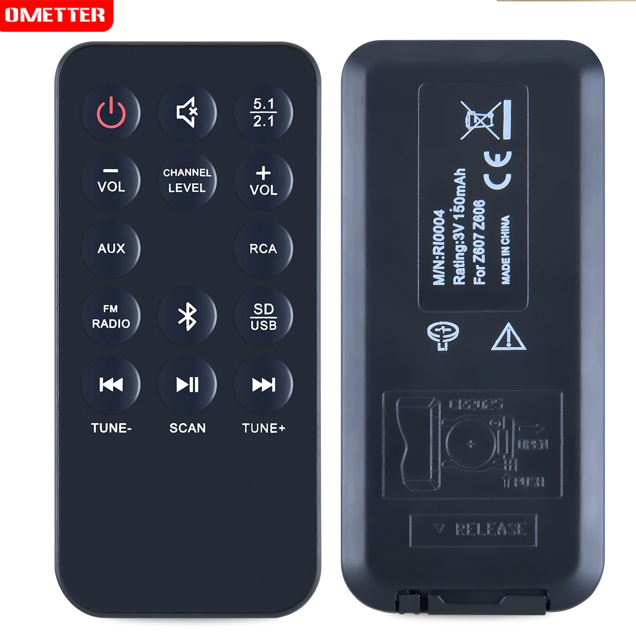 REMOTE CONTROL RI0004 FOR Logitech Z607 Z606 5.1 Surround Sound Speakers Wireless Portable Speaker System