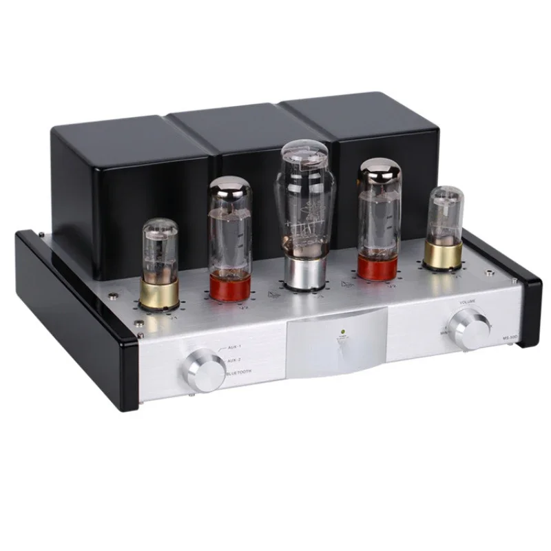 For MS-50D Amplifier HI-FI Bl-uetooth Tube Amplifier 2.1 Channel Amp Vacuum Tube AMP support Bl-uetooth and USB CD DVD