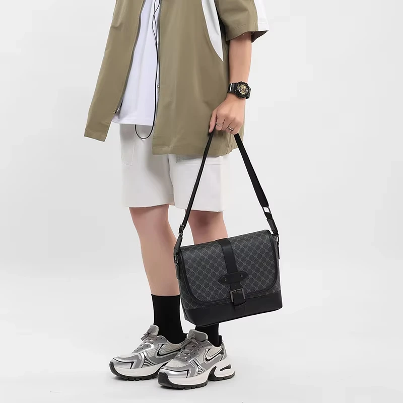 Borsa a tracolla grande in pelle da lavoro per borse da uomo Borsa a tracolla da uomo casual di design Borsa a tracolla da lavoro di lusso