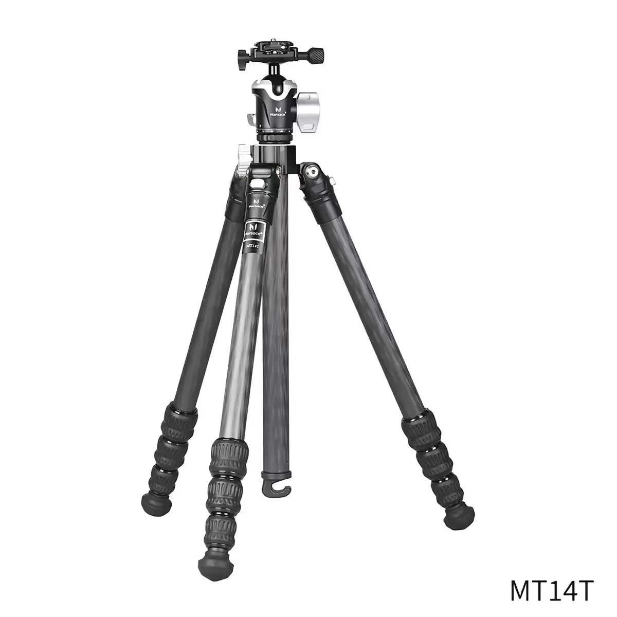 Marsace MT14T & MT24T Professional Reverse-Fold Carbon Fiber Tripod Ball Head Kit, Stable & Portable 360° panoramic photography