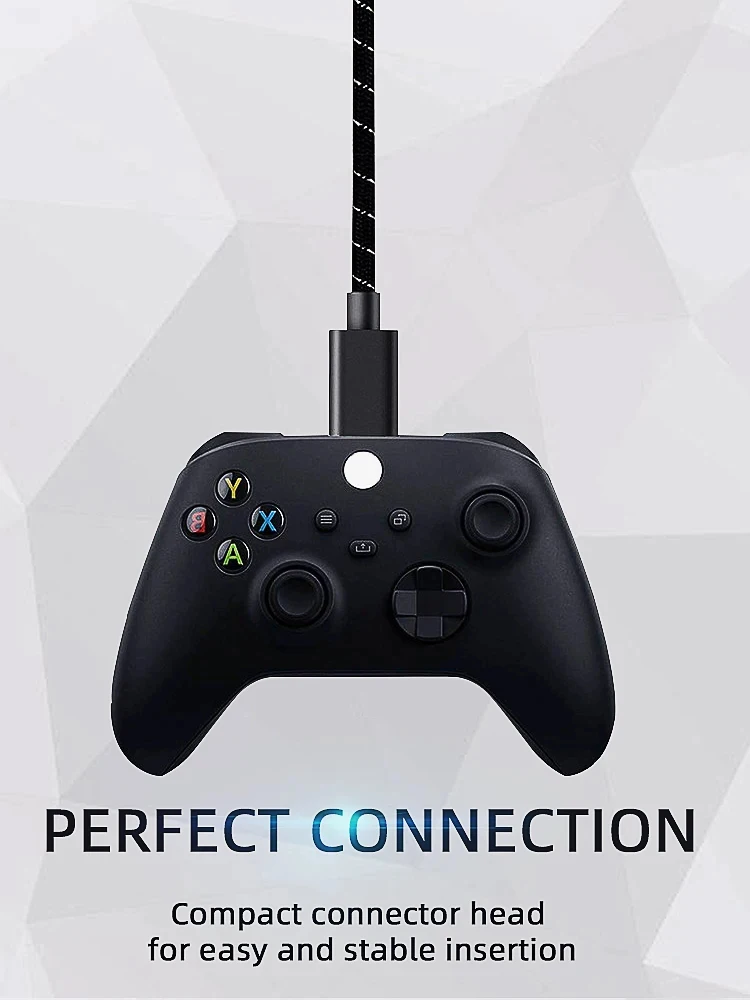 DATA FROG 1 m/2 m/3 m Ladekabel für PS5/Xbox Serie S X Controller USB Typ C Netzkabel für PS5 Gamepad Zubehör – Detail 7