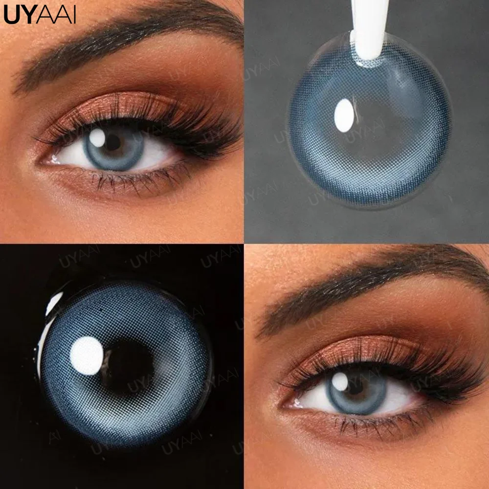 UYAAI Color Contact Lenses for Eyes Cosmetic High Quality Optical Lens for Women Blue Lenses Green Lenses Purple Lenses